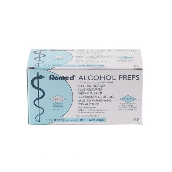 Alcohol Wipes - Prep Pads | 100 count
