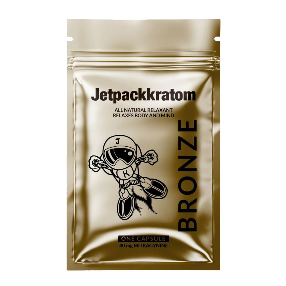 Jetpack Kratom Gold 40 mg extract - 2 caps | Dutch-smart