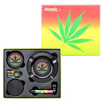 Atomic Smoking Set cadeaubox, 4-delig