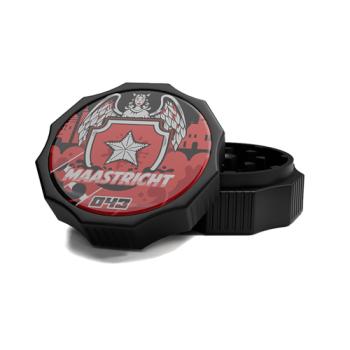 City Grinder Maastricht 55mm, zwarte 2-delige grinder met magneetsluiting