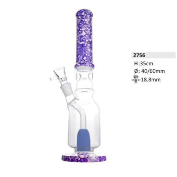Glasbong met ijs en diffusor, 35 cm