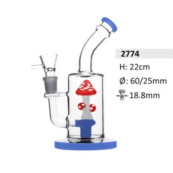 Glasbong met mushroom percolator, 22 cm