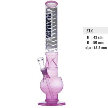 Playbong Glass Bong, Purple, 43 cm