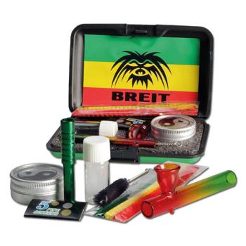Glass Pure Pipe Set in a Case - BREIT