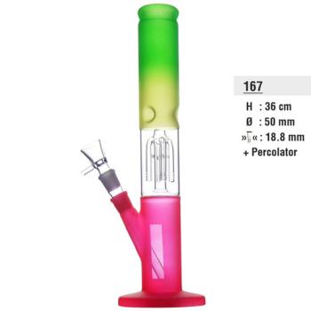GlowGlass Heavy Bong Reggae 4-Arm Percolator 36 cm