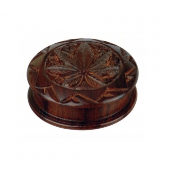 Grinder wooden Leaf - 50 mm