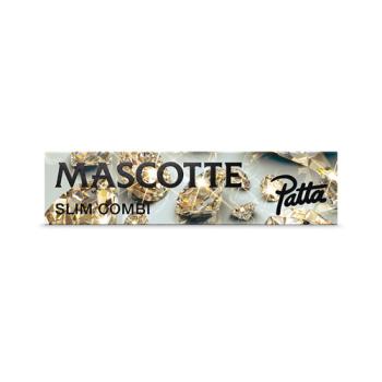 Mascotte x Patta Brown Combi: slim vloei en tips met magneetsluiting