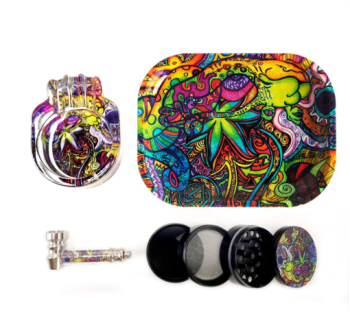 Smoking Set Graffiti cadeaubox, 4-delig