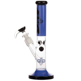 Straight Bong Blue Peace H30cm - Cheech & Chong