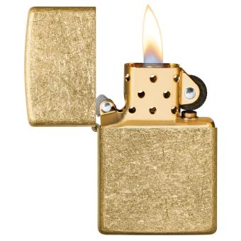 Tumbled brass - Zippo